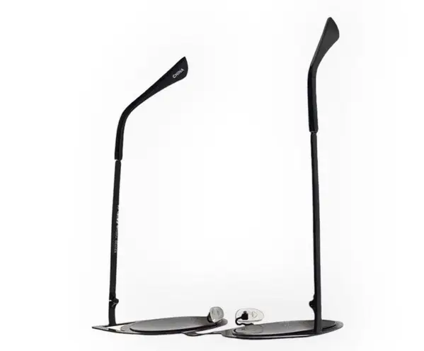 new Laser Cut Round Metal Mirror Lens Sunglasses ☀︎︎ Shiny Black / Silver Lens