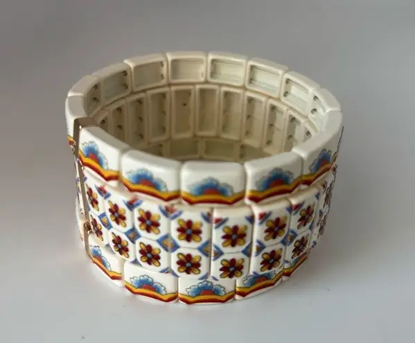 NWOT Roxanne assoulin Enamel Bracelet set of three Orange