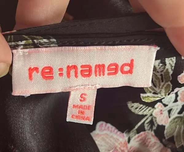 re:named Floral Halter Top