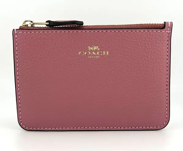 Coach  Key Pouch	True Pink Leather C7957G