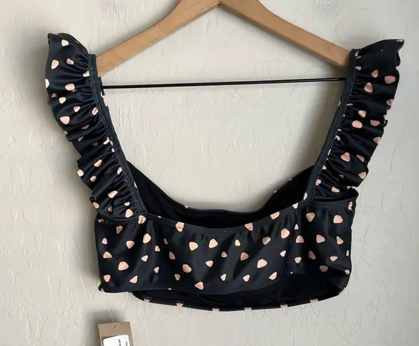 ALBION FIT Albion chip Bella crop top swim top XL