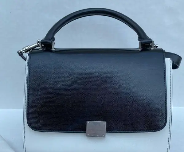 CELINE  Trapeze Calfskin Leather Patent Trapeze Bag