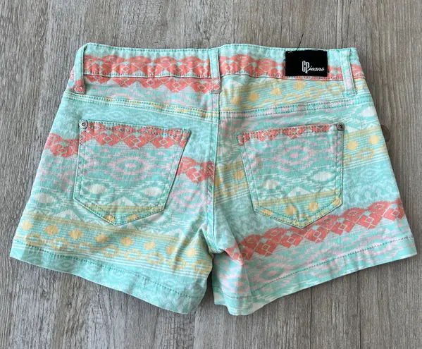 CP Jeans Womens/Juniors Aztec Print Shorts - 1