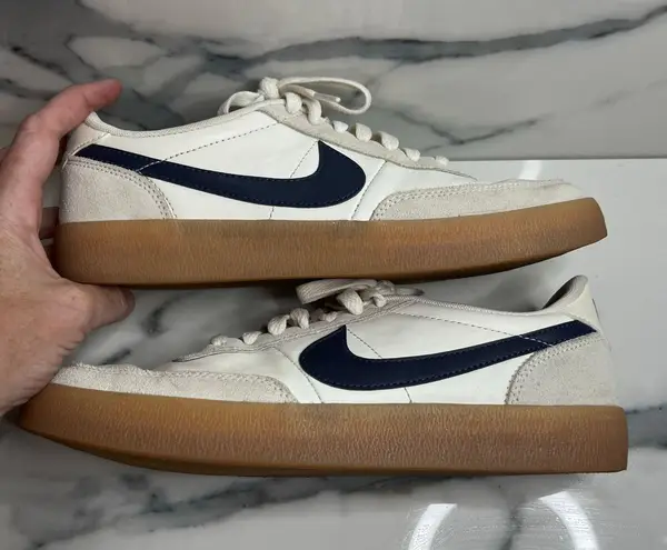 Nike  Unisex White Sail Blue Gum Athletic Killshot 2 Sneakers Men Sz 7.5 Wm Sz 9