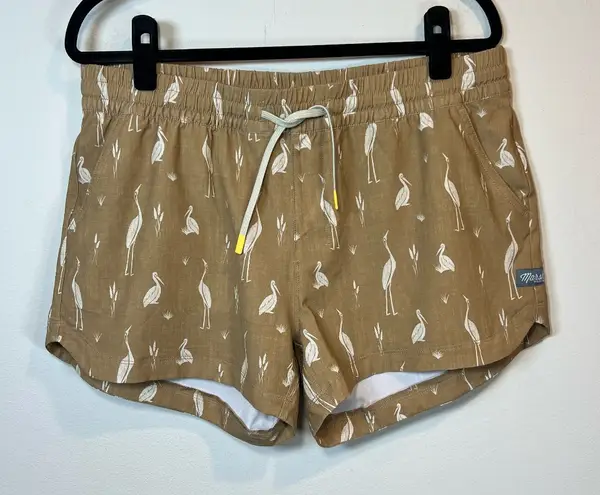 Marsh Wear Women's Fulton Hagwood Volley Shorts Cumin UPF 40 Outdoor NEW Large Tan