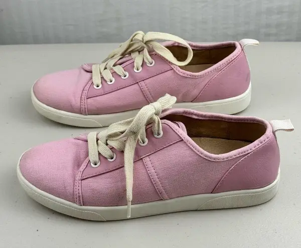 Vionic Pisces Canvas Shoe Bubblegum Pink Casual Sneakers Women’s Size 6 EUR 37
