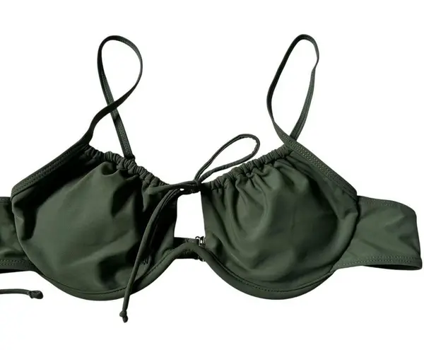 Cider Green 2 Piece Padded Underwired Swimsuit Women Swimwear XL NWOT | 66-28