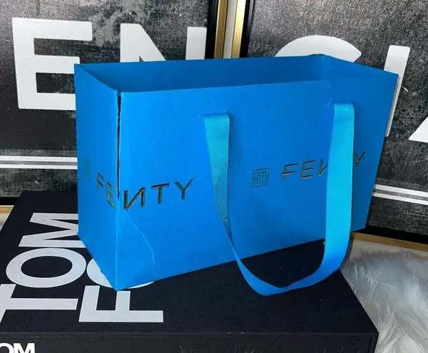 Fenty Scandal Lace Up Black Suede Fur Sandal with Fur Detail and Pointy Toe Size 6