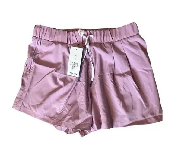 Halara  High Waisted Drawstring Shorts 3" size medium light purple