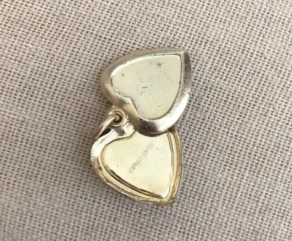 Vintage Stamped Hong Kong Heart Pendant