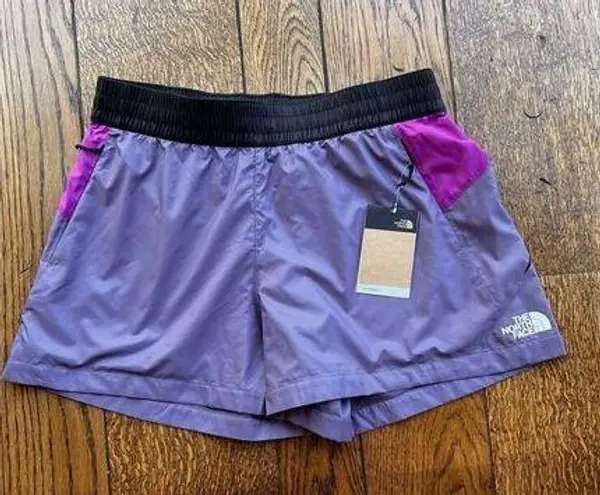 The North Face  Women’s X Shorts Size Large Lunar Slate Purple Cactus NWT