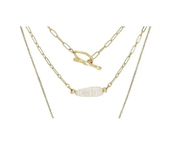 8 Other Reasons Maritime Necklace in Gold New Womens 2 Chains