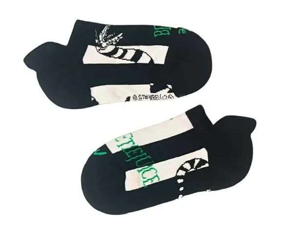 MeUndies Beetlejuice Print Heritage Ankle Sock β S Multiple