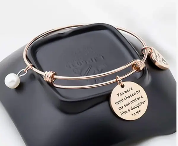 Daughter In Law Bracelet in Rose Gold