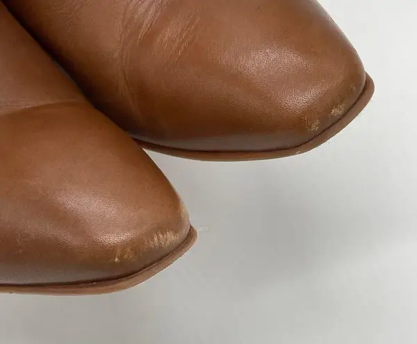 Aquatalia Florita Leather Ankle Boots - Brown - 8.5