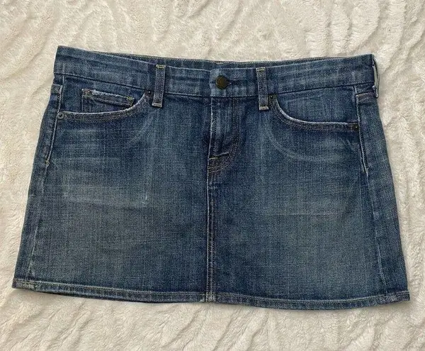 Citizens of Humanity  Size 31 Bridgitte #308 Mini Jean Skirt Medium Wash Denim