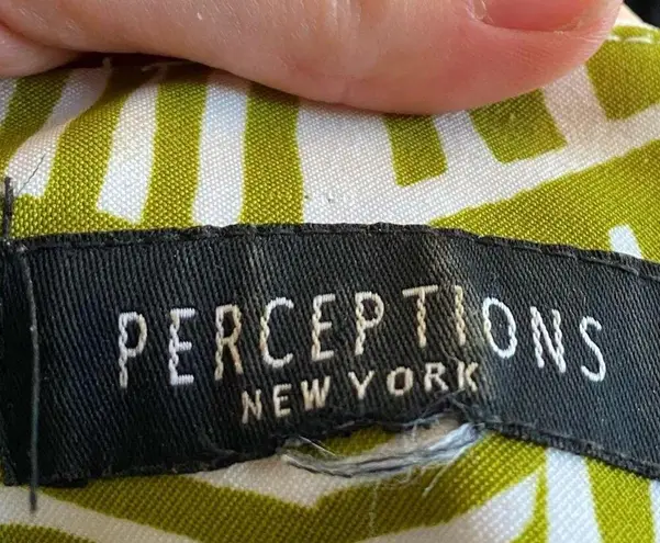 Vintage 90’s Y2K Chartreuse Green Abstract Sheath Dress Size 14