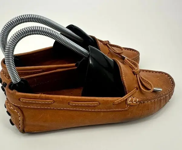 Mercanti Fiorentini Shoes Womens Size 7B Brown Leather Driving Moccasins MF