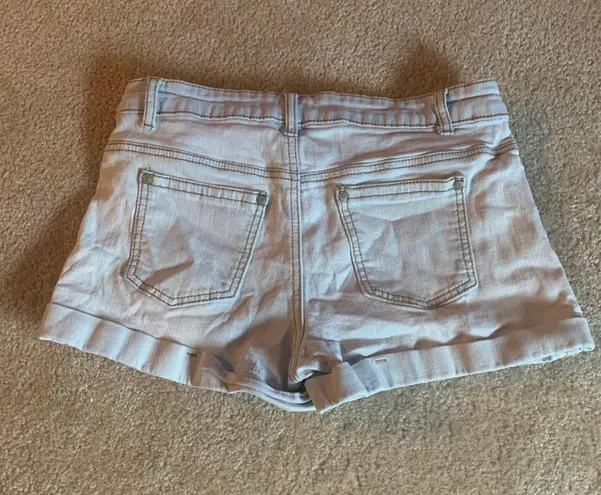 Blue Asphalt Light Wash Jean Shorts