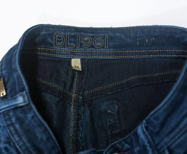 DL1961 Florence Insta Sculpt 4Way Cotton Stretch Blue Neptune Skinny Jeans 24