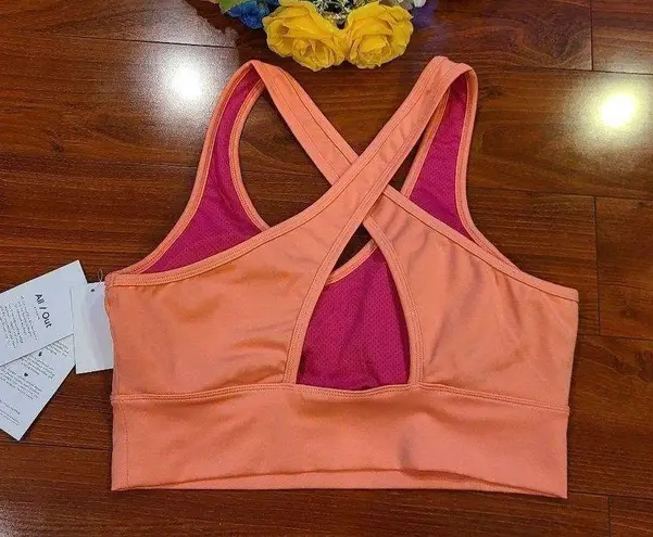 Activology Orange Sports Bra Size Large