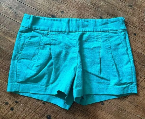 J Crew bright green flat front preppy vacationcore chino shorts Green Size 6