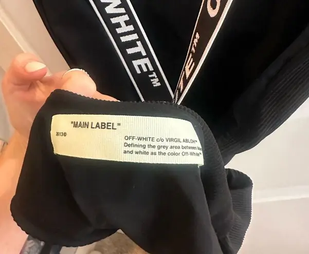 Off-White Logo Strap Swimsuit