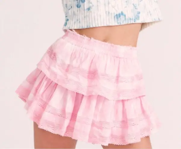 Love Shack Fancy Ruffle Mini Skirt