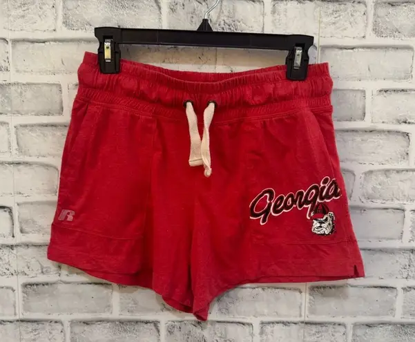 Russell Athletic Women’s/Junior’s Georgia Bulldogs red pull on shorts Sz Medium 7/9