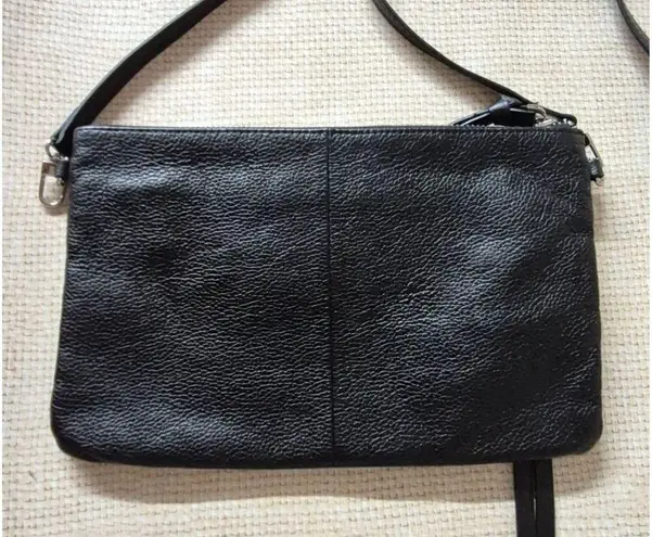 Handbag Butler Black Leather Mighty Purse Crossbody Bag Minimalist Closet Staple