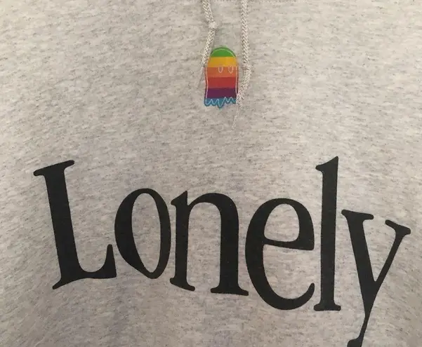 Lonely Ghost  The Apple Hoodie Sweatshirt Size XL