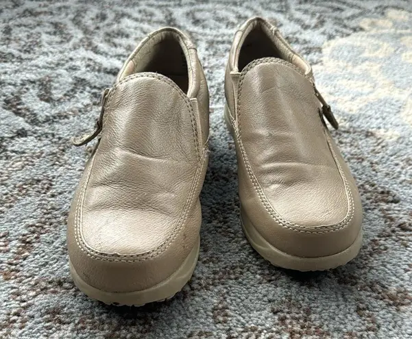 Dr. Scholls Dr.Scholl’s Zip Leather Loafer Tan 8