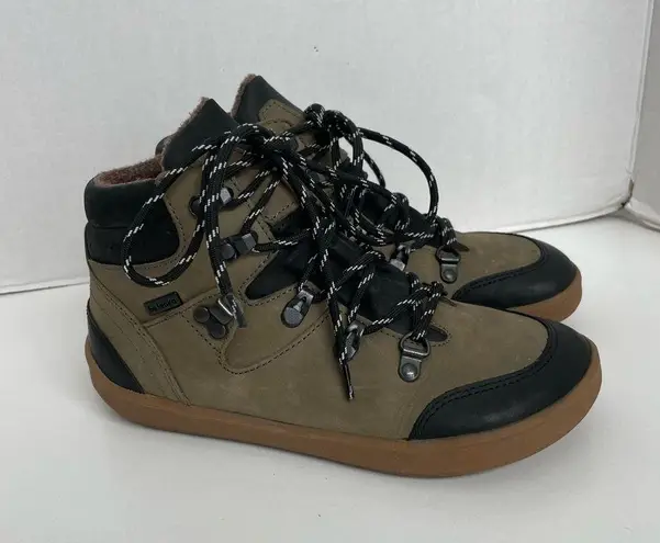 Be Lenka Boots Ranger 2.0 Barefoot Sneakers Ankle Water Resistant Army Green Black Size 5