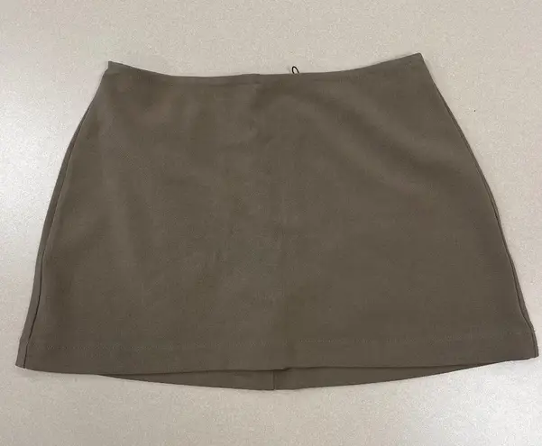 We Wore What Mini Skort - Size 16- Kangaroo/Brown - NWT