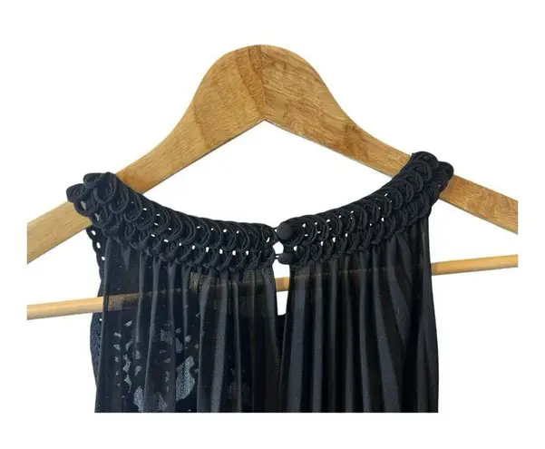 Endless Rose Women’s Crochet Flowy Tank Top Black Size Small NWOT