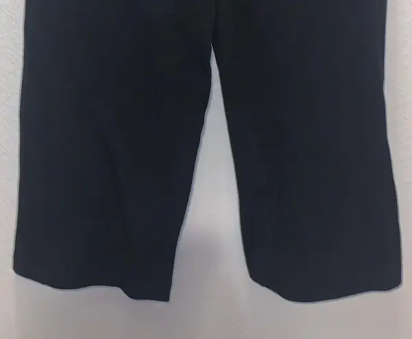 Zoey & Beth Black Pull On Comfy Lounging Capri Leggings