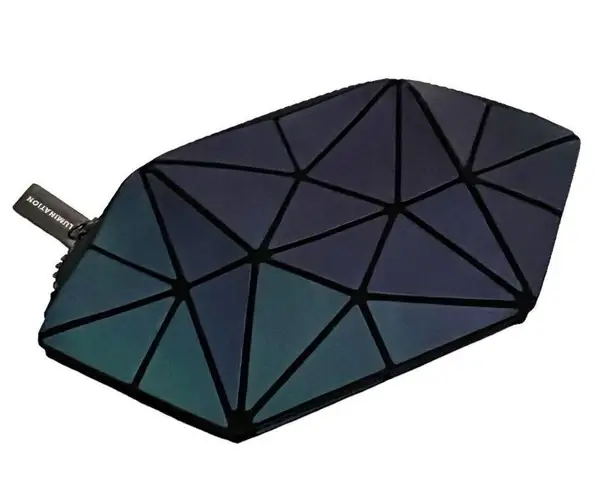 The Lumination Holographic Makeup Bag Gray