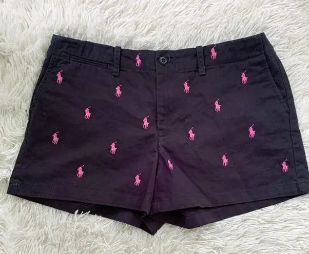 Ralph Lauren NWOT!!  Sport Navy / Pink Logo Shorts