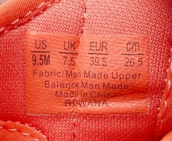 Ryka Rowana Elastic Gore Sport Sandals in Living Coral and Blue Women’s Size 9.5