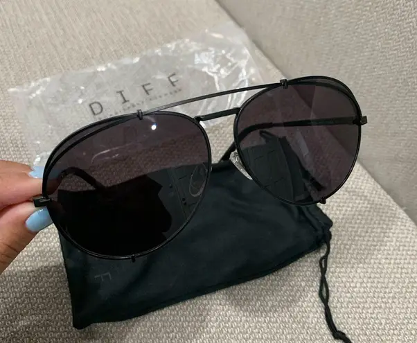 DIFF eyewear  Sunglasses in Matte Black