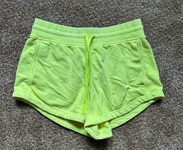 Lululemon  Inner Glow High-Rise Short 3" Neon Garment Dye Solid Highlight