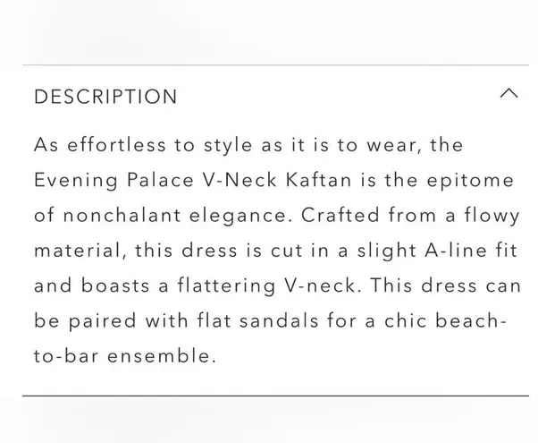 Johnny Was V-neck Kaftan NEW