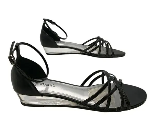 Easy Street Tarrah Dress Sandal Black Patent US Women's 11M