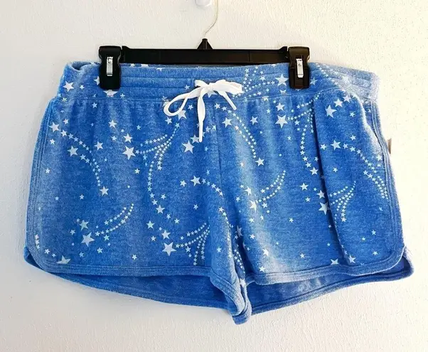 P.J. Salvage Sleep Shorts Athletic Club Pajama Bottoms in Bright Blue Sz XL NWT