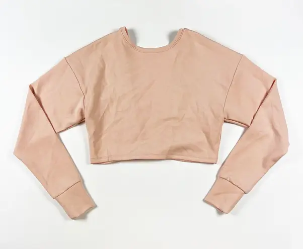 L'Couture NEW All Around Lounge Long Sleeve Reversible Pullover Sweater Top Rose
