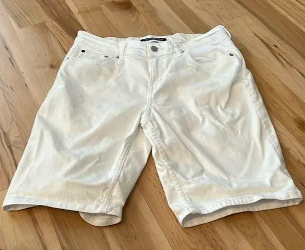 Calvin Klein  White Jean Shorts - size 10