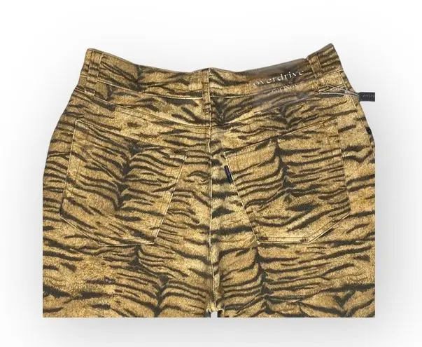 Vintage 90ās: new Overdrive by Equinox ą¼ Luxe Cheetah Print Jean ą¼ Made in Italy Gold Size 10