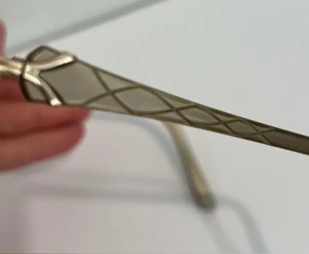 Sophia Loren Gold vintage Frame Glasses