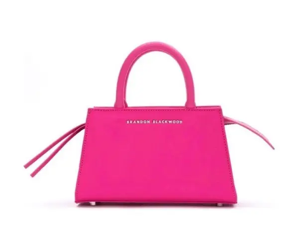 NIB Brandon Blackwood Arlen Hot Pink Bag NWT Complete Set w/ Box & Dust Bag