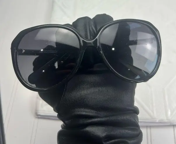 Dolce & Gabbana Vintage Oversized Black Sunglasses